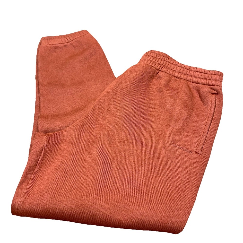 NWT Outdoor Voices Nimbus Jogger Sweatpants Saddle Orange Cotton Women's XXL‎